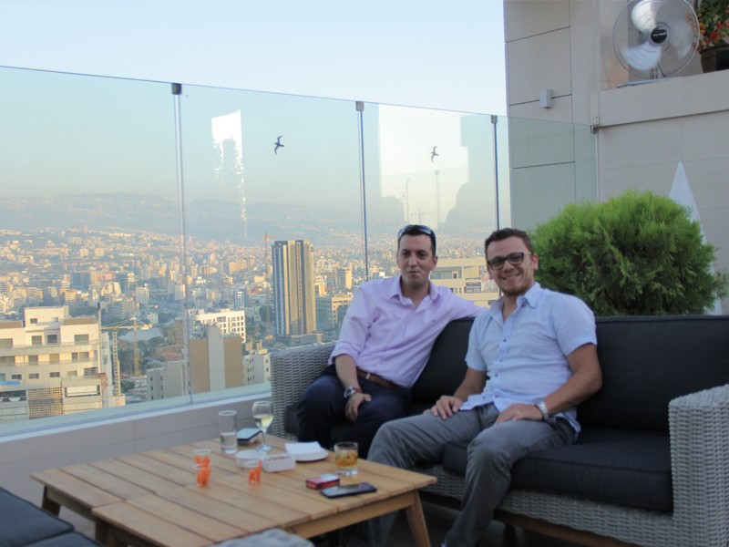 Sunset gathering at Citea Apart Hotel